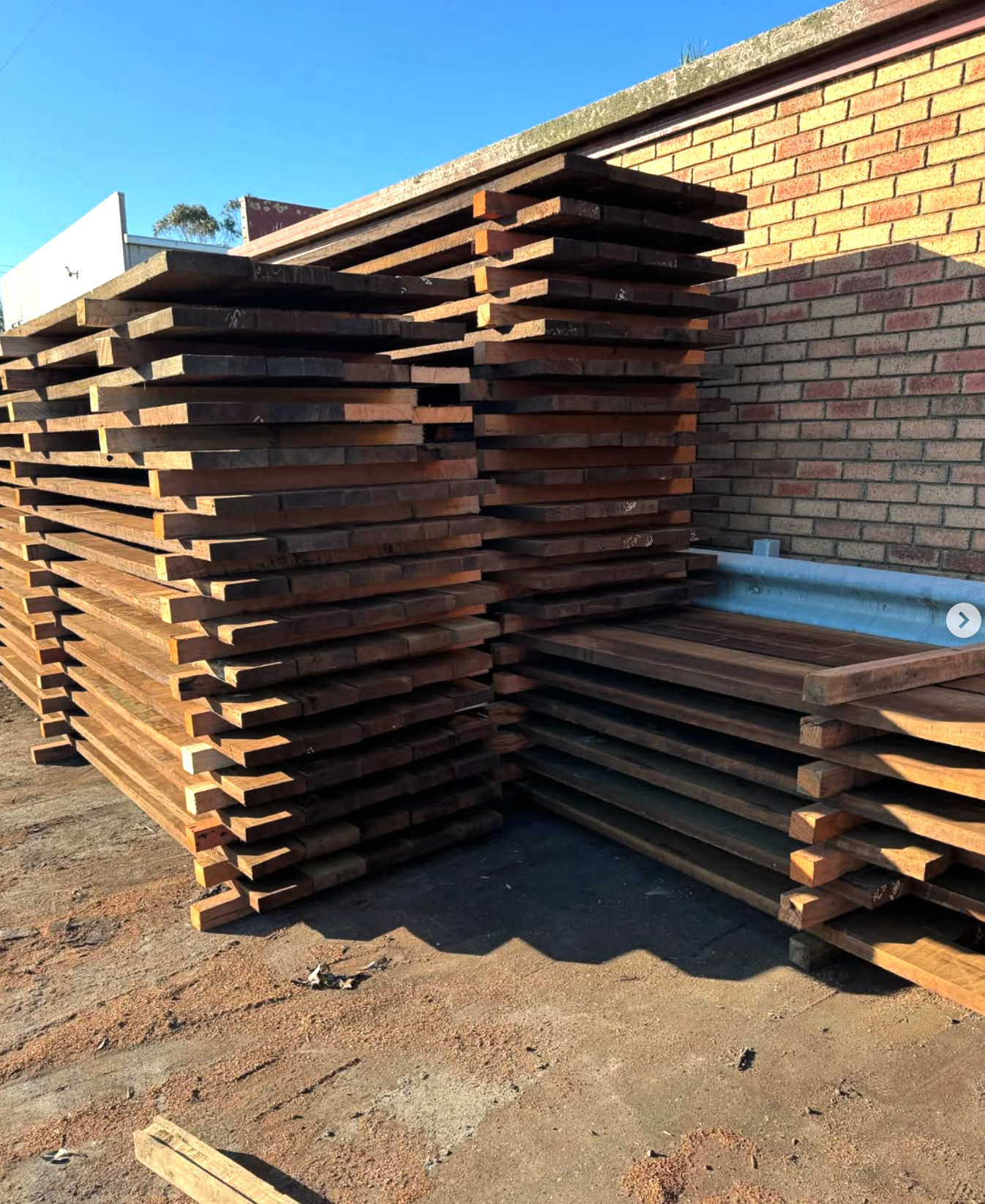 Spotted Gum Beams - Milled In-House & Ready to Roll!