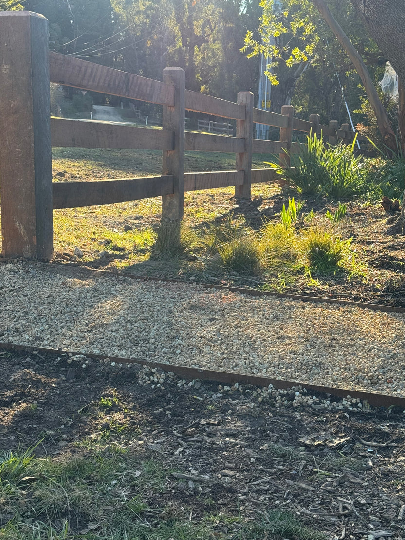 150x150x1.8m Red Ironbark Fence Post Morticed - Jak's Timber – Jaks Timber
