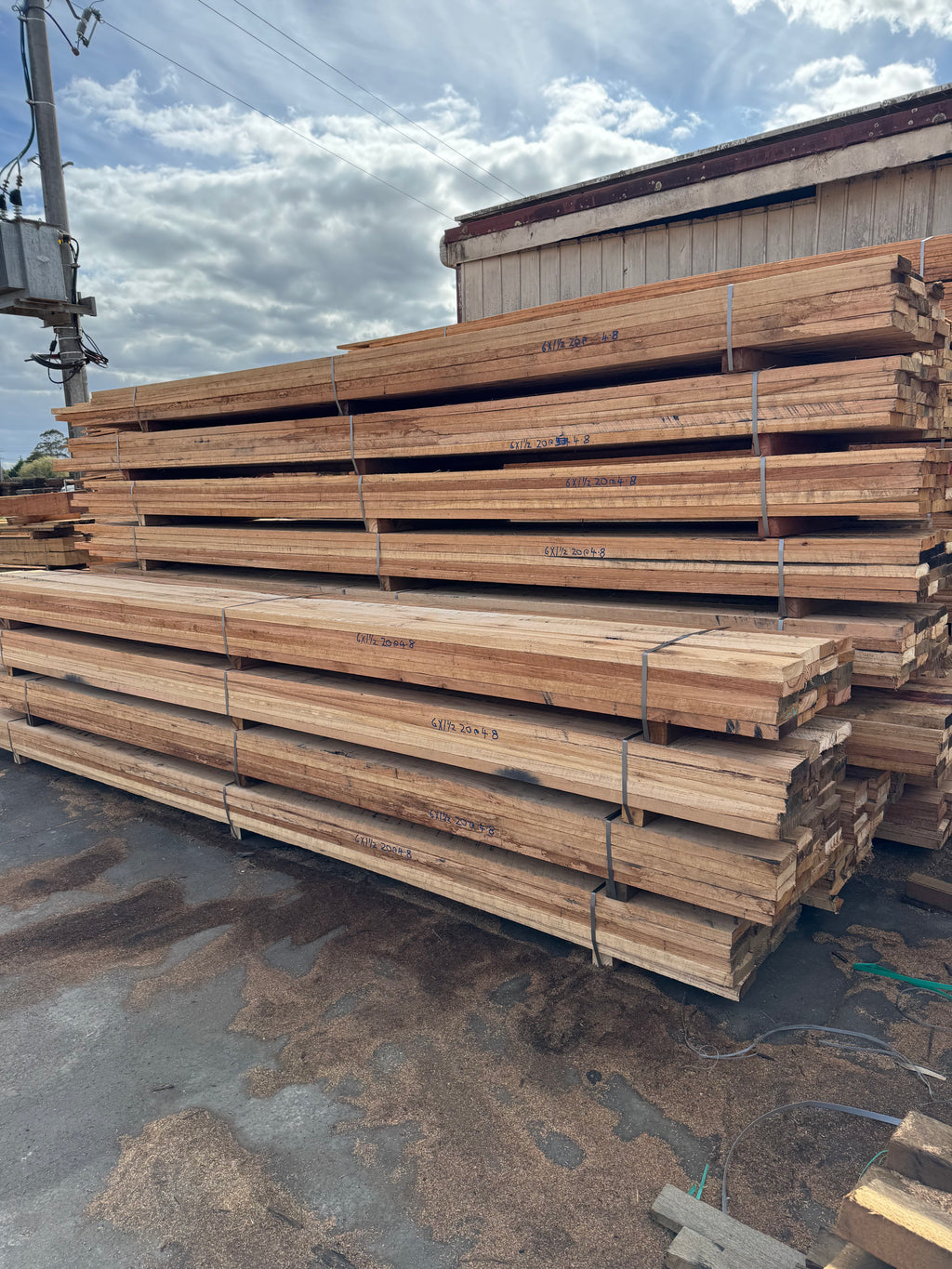 150x38mm Hardwood Fence Rails - Locally Sourced & Milled In-House