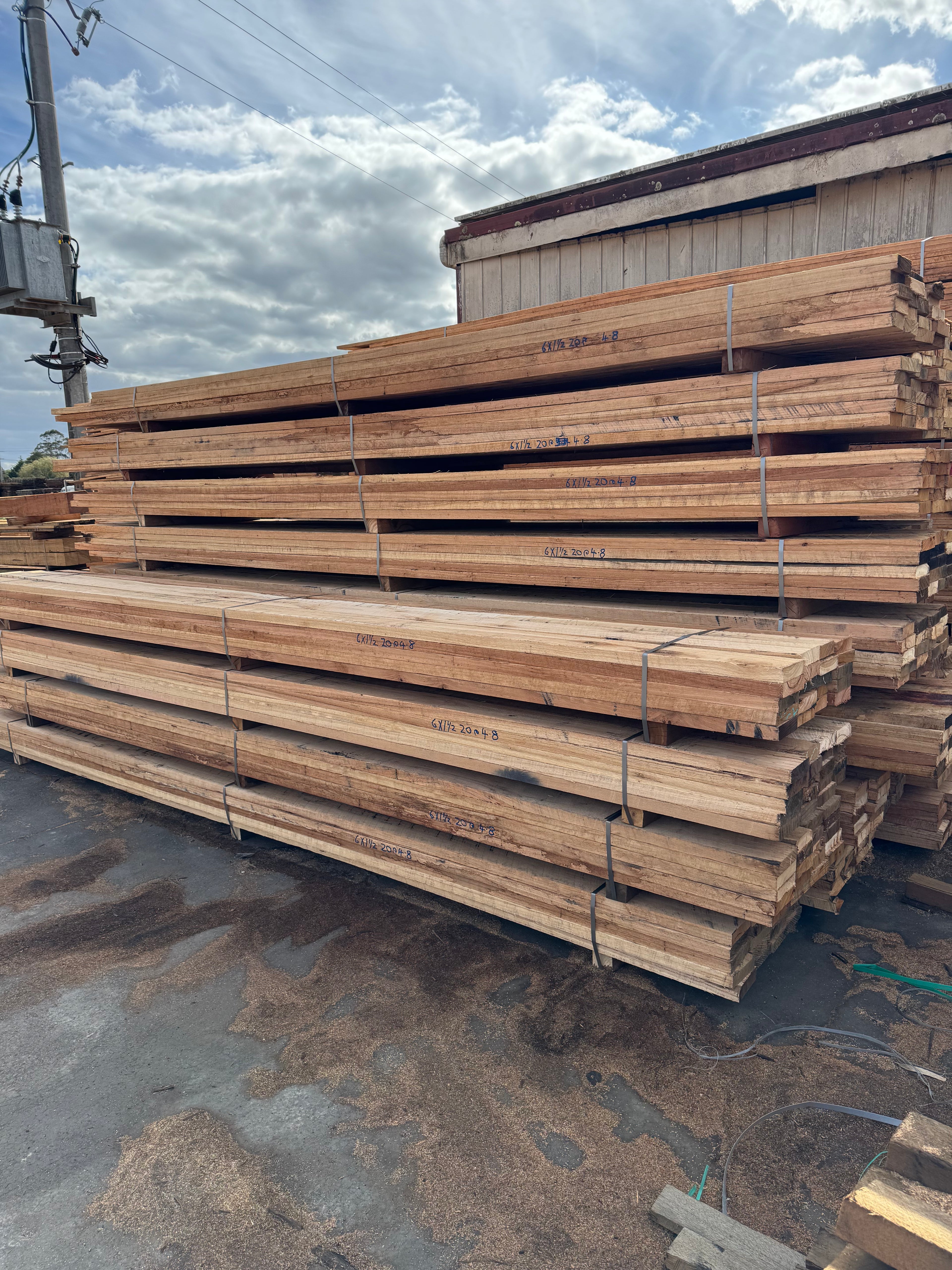 150x38mm Hardwood Fence Rails - Locally Sourced & Milled In-House