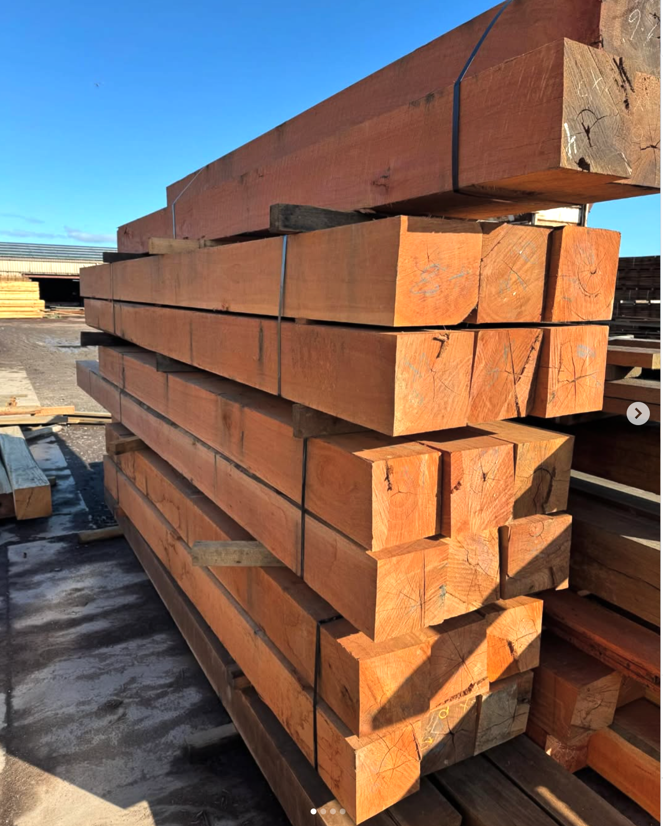 300x300mm Red Ironbark Posts - Custom Lengths Available