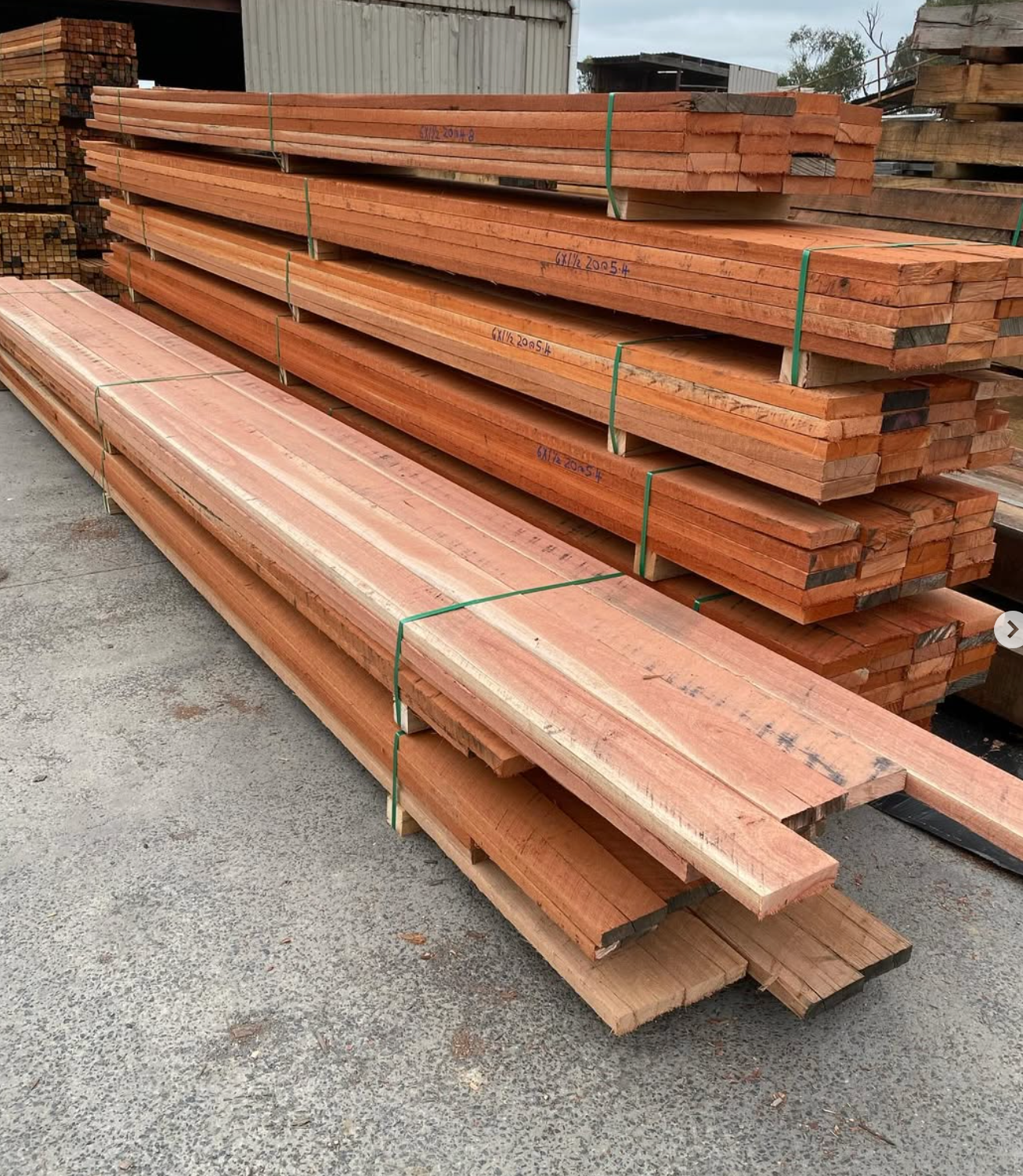 150x50x2.4m Class 1 Hardwood Fence Rails